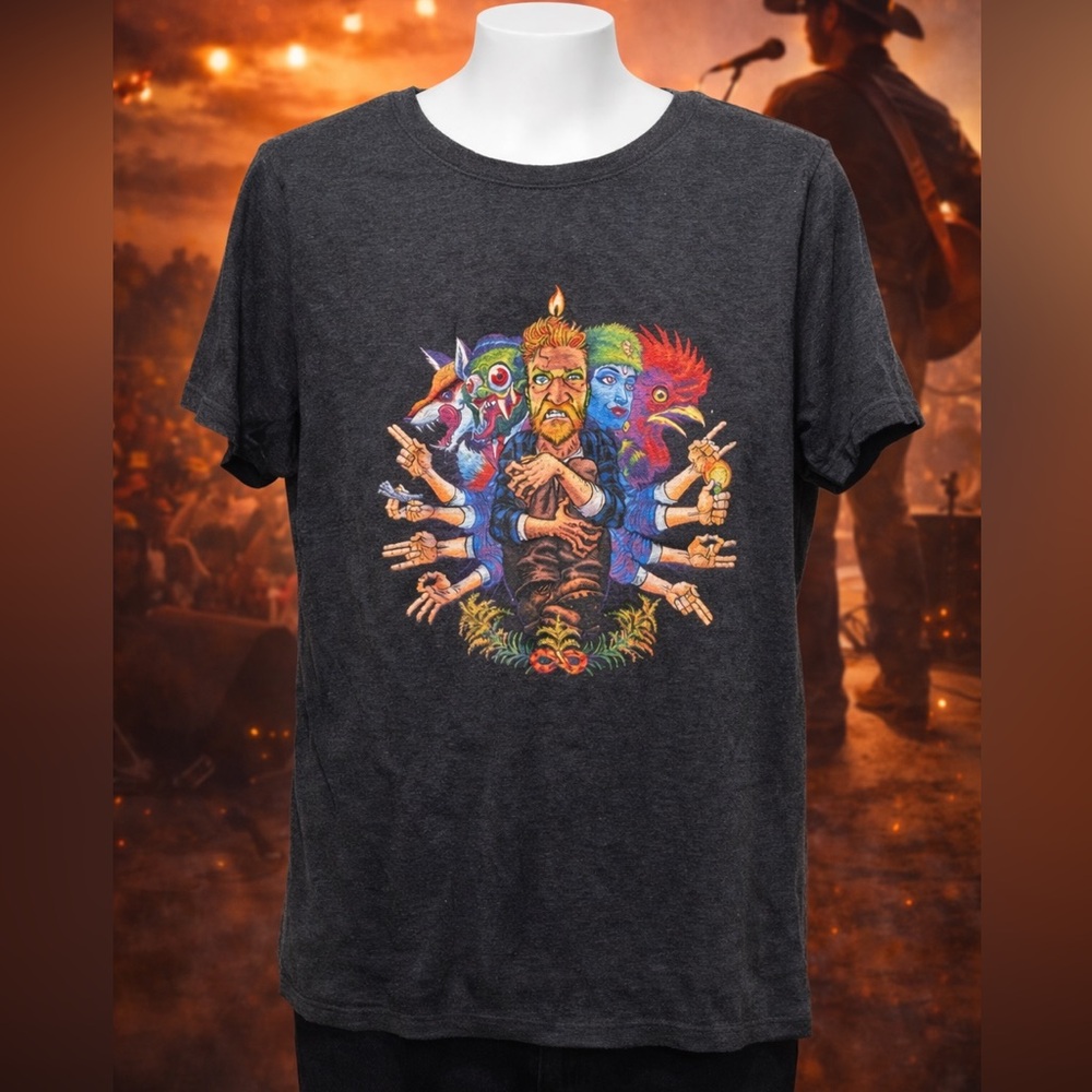 Port & Company WOMAN Gray TYLER CHILDERS T-Shirt Size Large 
NEW !!